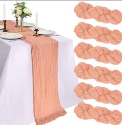 Pink coral cheesecloth (6 pack)
