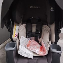 Baby Trend Cover Me 4-in-1 Infant Toddler Convertible Car Seat with Adjustable/Removable Canopy for Sun Protection & 2 Cup Holders, Modern Khaki