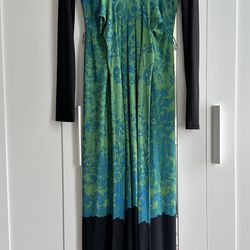 BCBG Maxaria Long Sleeve Maxi Dress