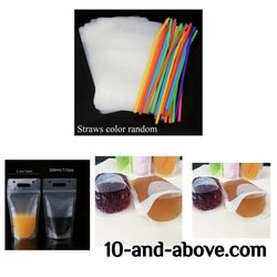 5pack Reusable Drink Bag 