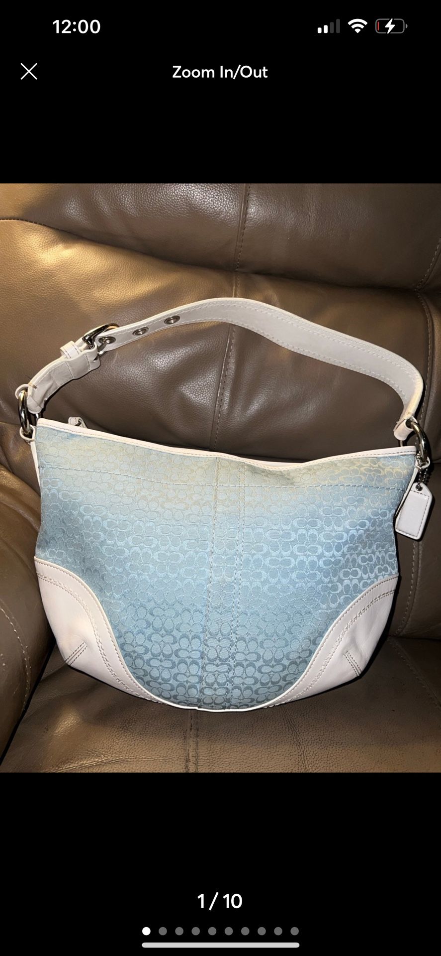 Coach Vintage Y2K Signature Hobo Bag