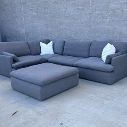 Gray Cloud Sectional 