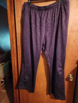 Mens Tek Gear2x  Dark navy blue Heathered Athletic Pants
