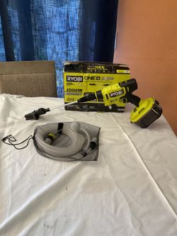Ryobi 18 V 600 psi easy clean, brushless power cleaner to only