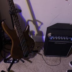 Bass Guitar and AMP