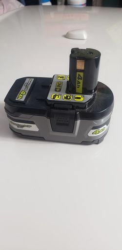 New Ryobi Lithium 18V + 4.0 AH. BATTERY.