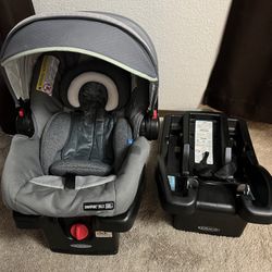 Graco Car Seat With 2 Base