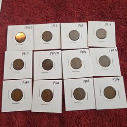 Collectible Coins Wheat Pennies