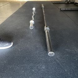 Barbell And EZ Curl Bar