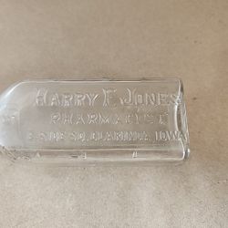 Harry F. Jones Pharmacist Bottle **URANIUM**