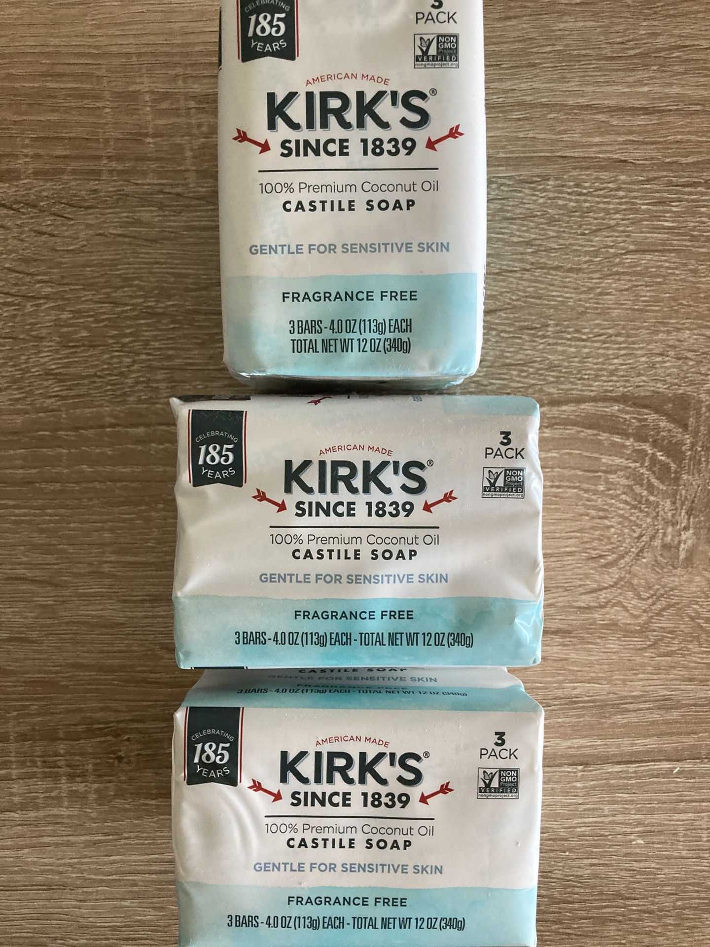 Kirks 100% Premium Coconut Oil Castile Soap