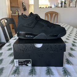 Jordan 4 Retro Black Cat (2025) Size 11