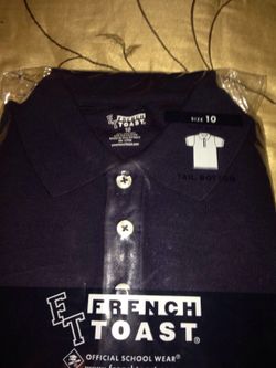 Size 10 boys polo blue