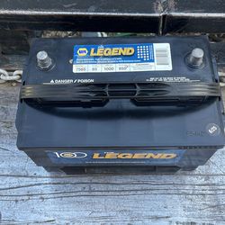 New truck battery for $100