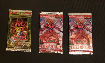 Yugioh 1st Edition Booster Packs x3 Sealed