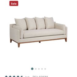 Lukas Ivory Deep Seat Sofa