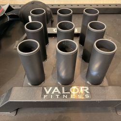 Compact barbell stand