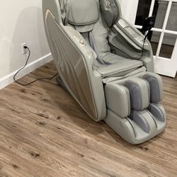  Luxury 4D Zero Gravity Full Body Massage Chair with SL-Track Technology, Back & Calf Heating, Foot Rollers, and Adjustable Recline,Full Body Airbags 