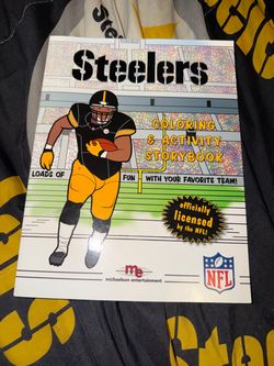 NFL Football Me Michaelson Entertainment Pittsburgh Steelers Coloring Book New