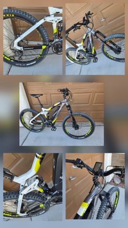 Haibike elecric full suspension mountain bike  trail ready