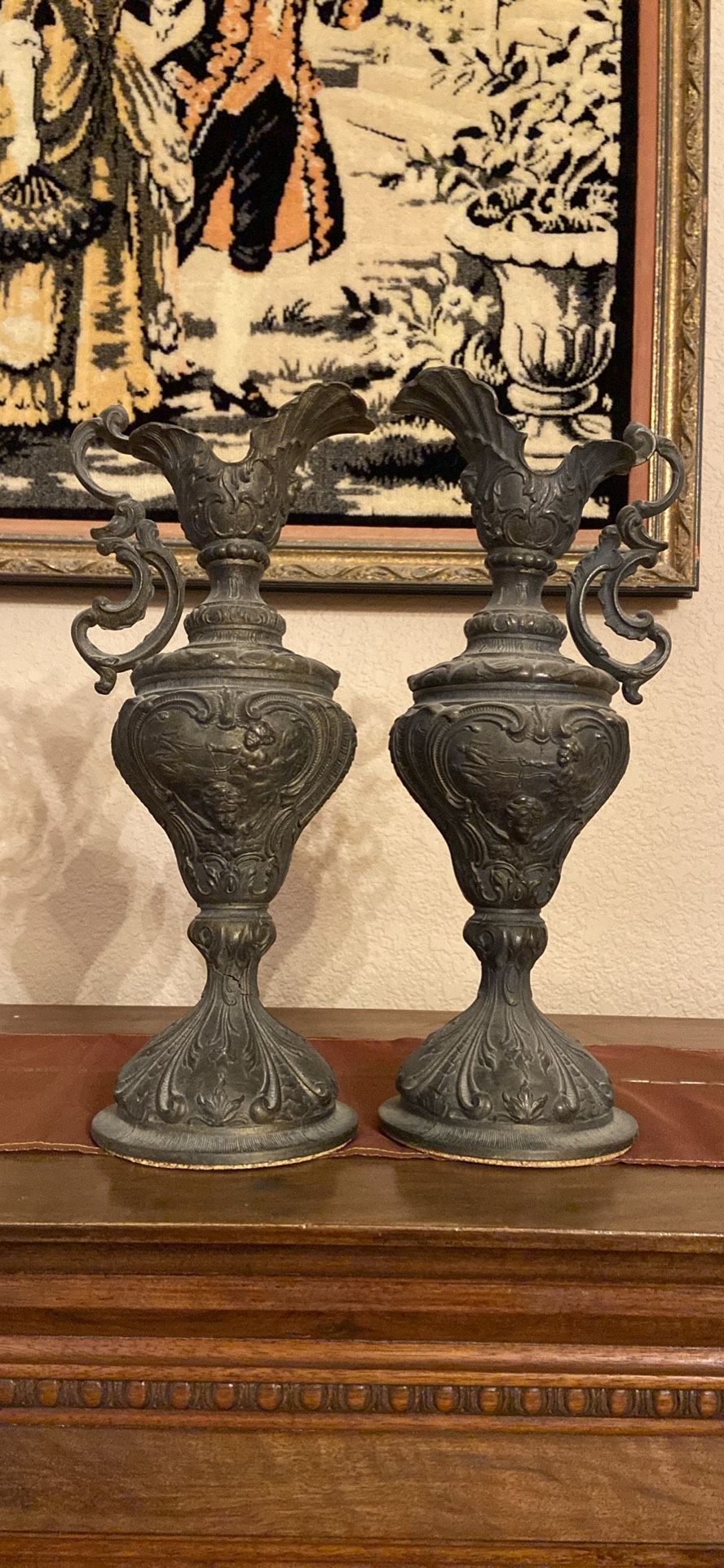Pair Ewers, Antique