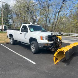 GMC Truck With Plow