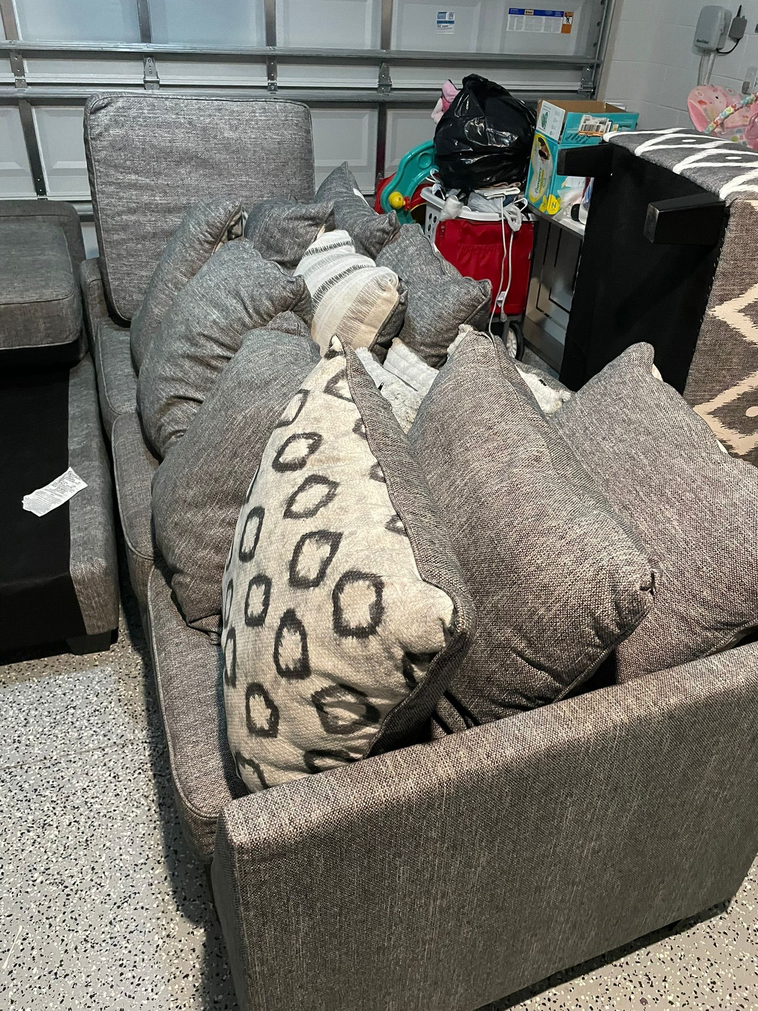 Sectional Sofa And Ottoman