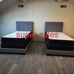 NEW TWIN FULL QUEEN KING SIZE BED WITH MATTRESS AND BOXSPRING INCLUDING FREE DELIVERY- BEDROOM FURNITURE SECTIONAL SOFA AND MORE 