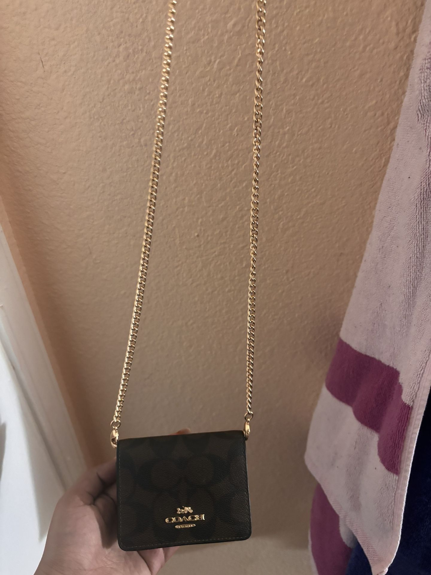 Coach Mini Wallet On Chain 