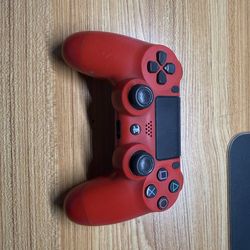 Practically brand new red ps4 controller