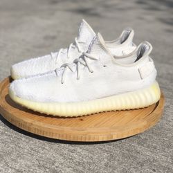 White Men Adidas Yeezy Boost 350 Shoes