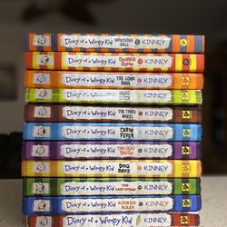 Diary of a Wimpy Kid volumes 1-9, 11, 14 (Hardback)