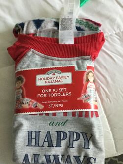 Holiday kids PJs 3t NWT