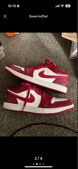 Nike Air Jordan 1 Low Cardinal Red Size 13 - Used