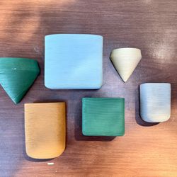Set Of 6 Wall Planters Plant Pots 