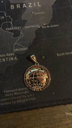 Gold Filled “The World Is Yours” Pendant