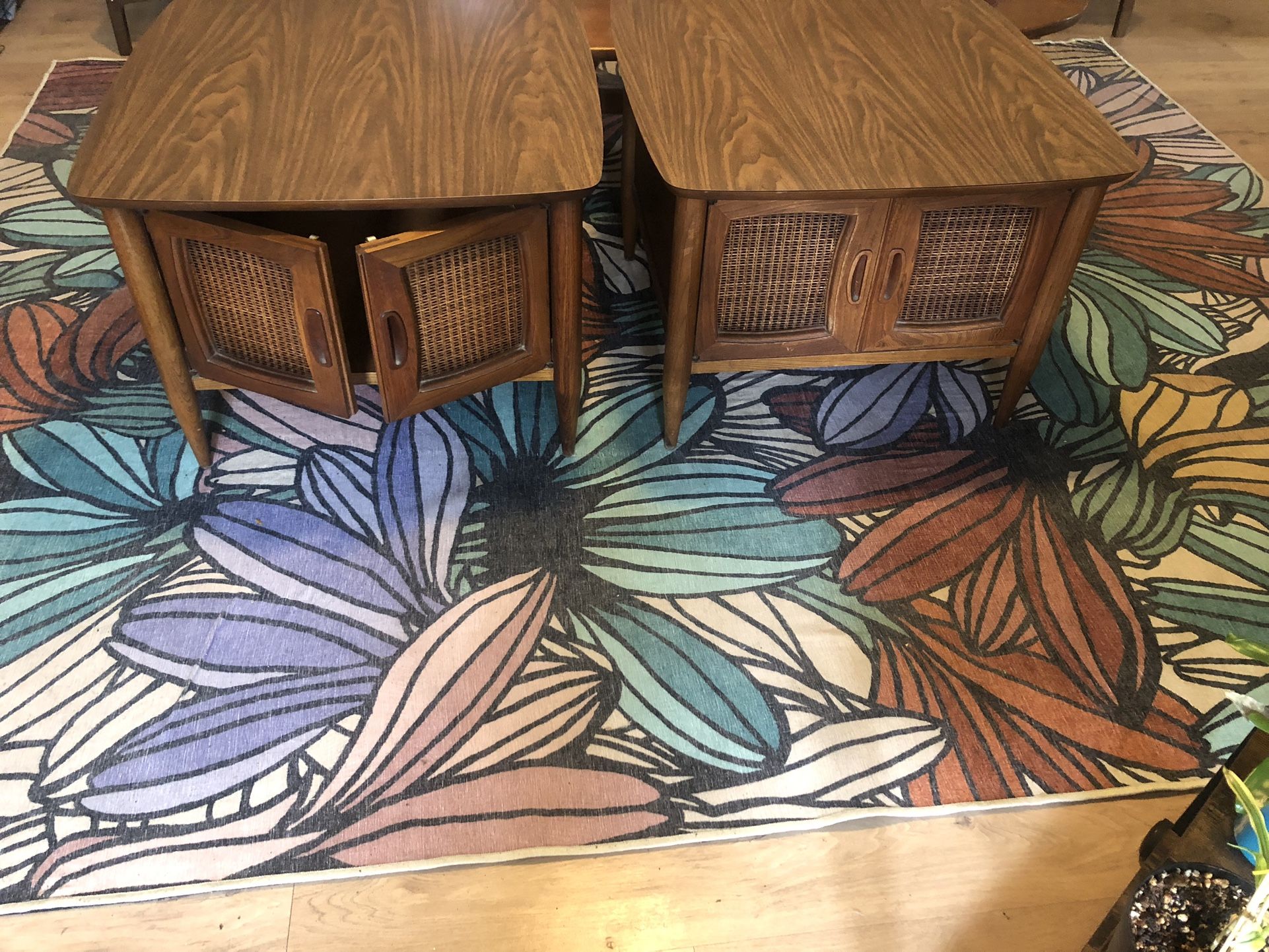 Pair Of Large MCM End Tables