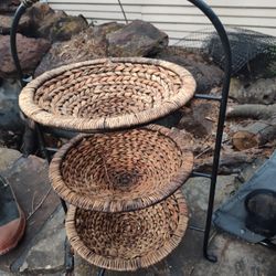 Tall Tiered Tray Farmhouse Decor Home Decor Adornos DE FIERRO PESADO 