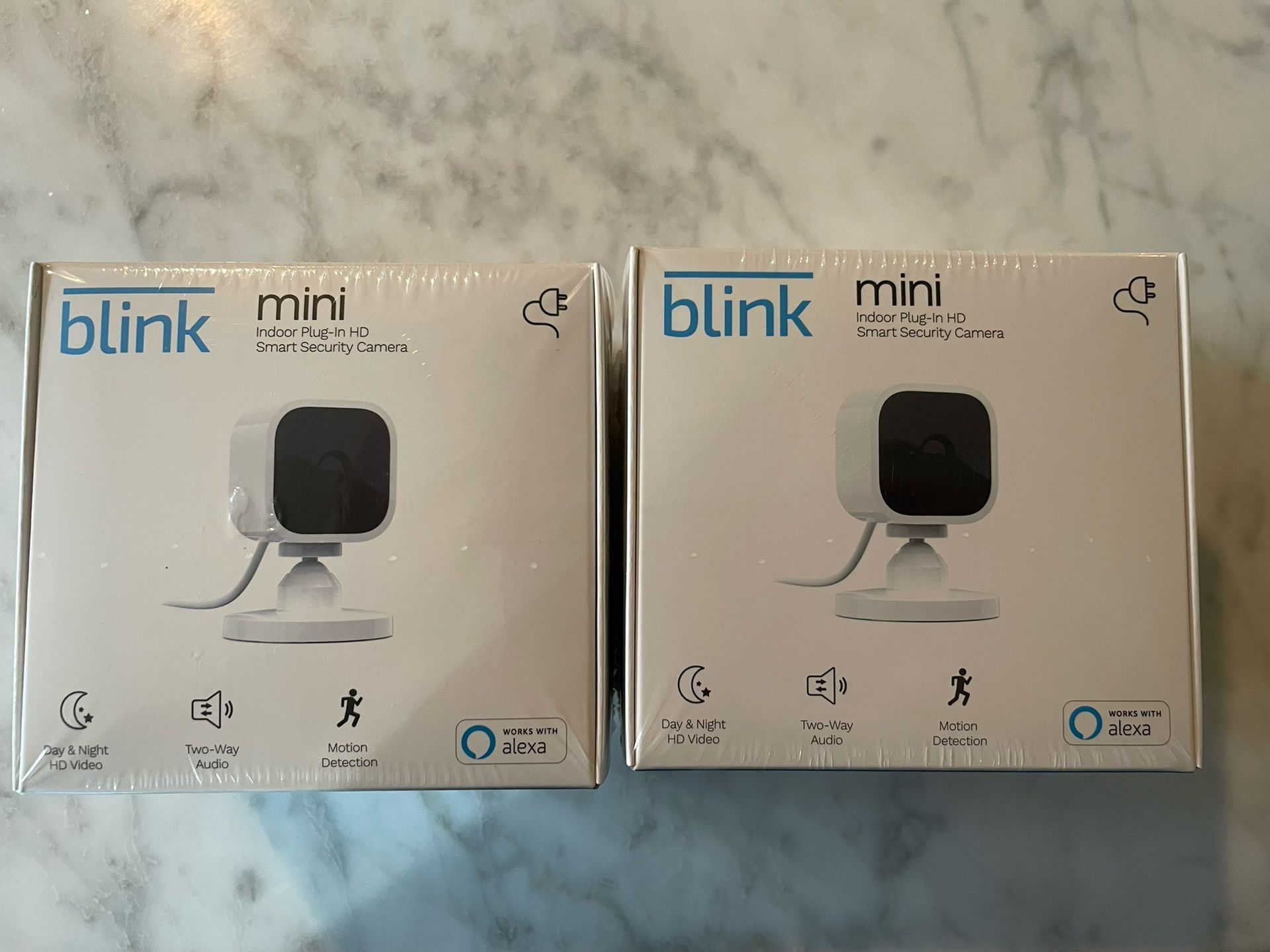 Two New Blink Mini security cameras