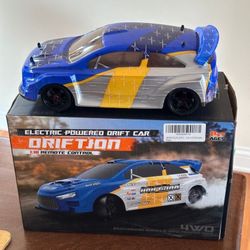 Remote Control Drift Cars,  1:18 Scale 2197 Blue, 4WD Off -Road, HAIBOXING