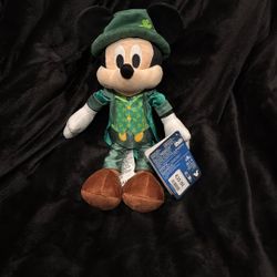 Shamrock Mickey Mouse Plush