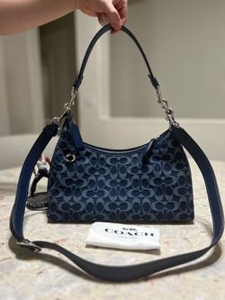 Coach Juliet Shoulder Bag In Signature Denim NWT