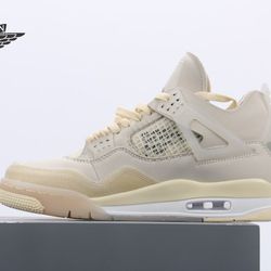 Off-White x Air Jordans AJ4 Retro'Cream/Sail'OWAJ RETRO for Sale in Brooklyn,  NY - OfferUp