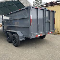 New Dump Trailer Smooth Walls