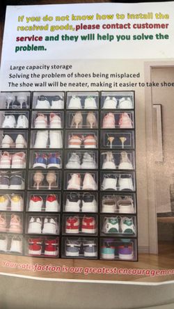 Stackable Clear Shoe Storage Boxes