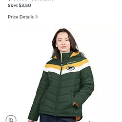 NFL Officially Licensed Women's Quilted Puffer Jacket