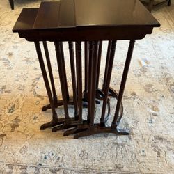 Wooden Stacking Tables