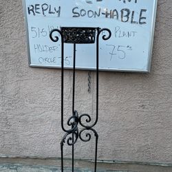 Vintage Iron Plant Holder