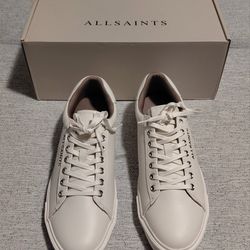 AllSaints Triple White Sneakers – Size 10.5