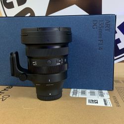 Sigma 135mm F1.4 For E